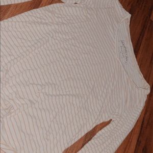 Aeropostale soft stripe long sleeve shirt